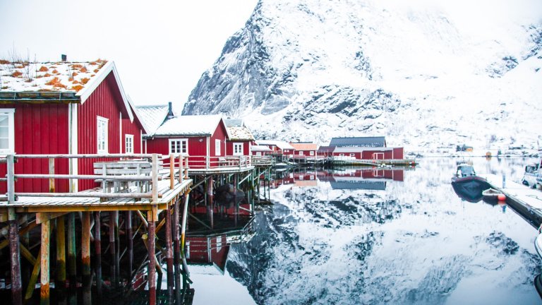 Rorbuer i Reine Lofoten